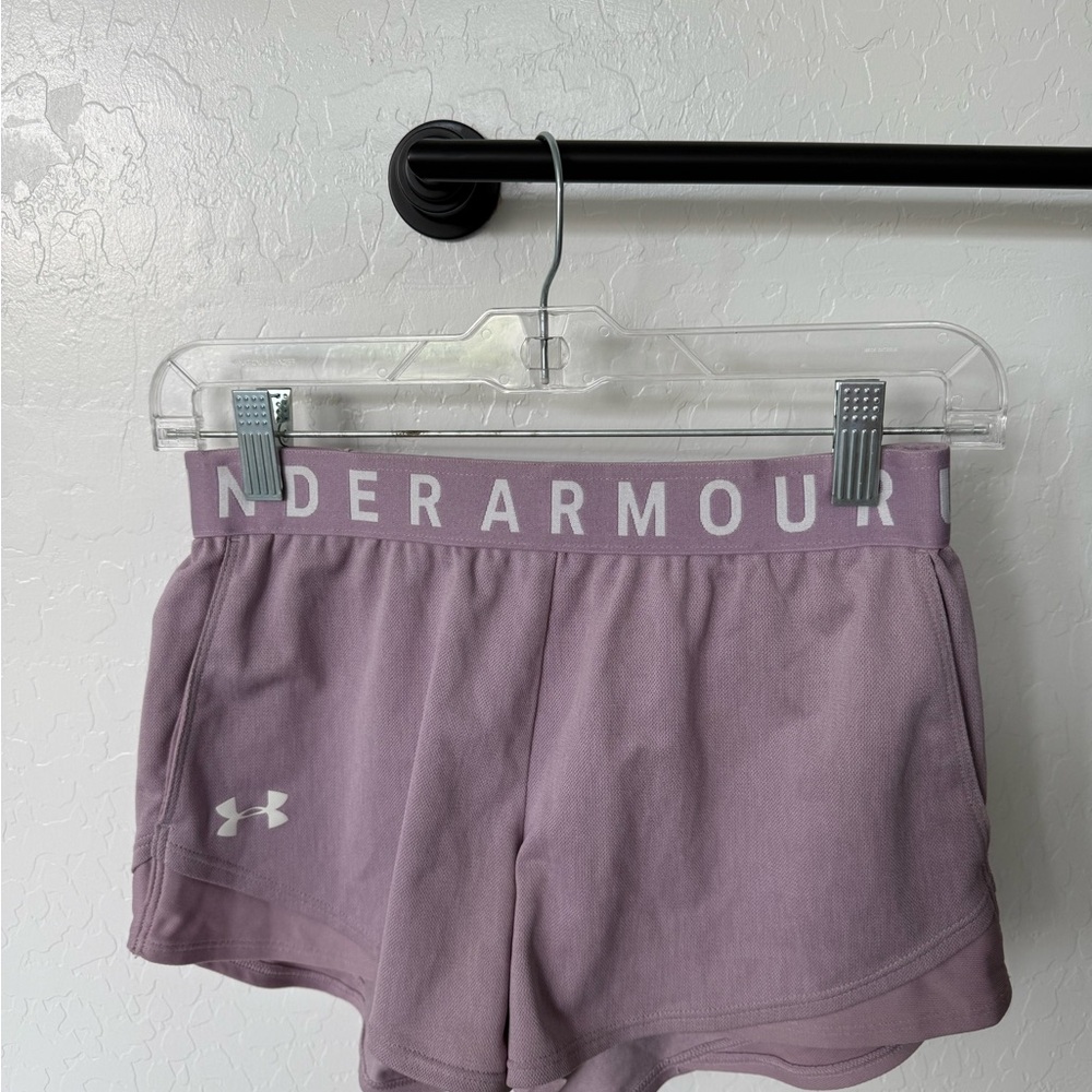 Under Armour Purple Athletic Shorts Lightweight Performance